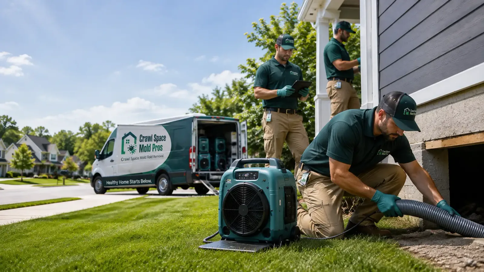 Crawl Space Mold Removal in Linwood, MI